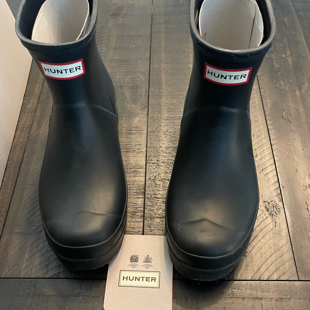 Hunter Size 9 "Play" boots.